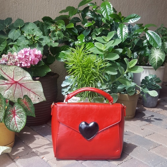 Host Pick! Rebecca Heart Satchel Red - Picture 2 of 8